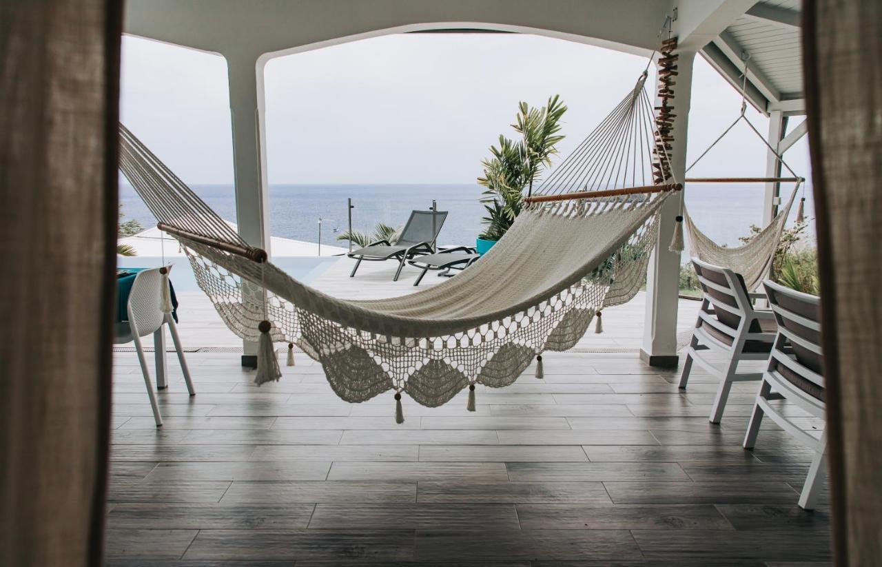 Sunset Palm - Villa Creole Avec Piscine Face Au Coucher De Soleil Et A La Reserve Cousteau Bouillante Luaran gambar