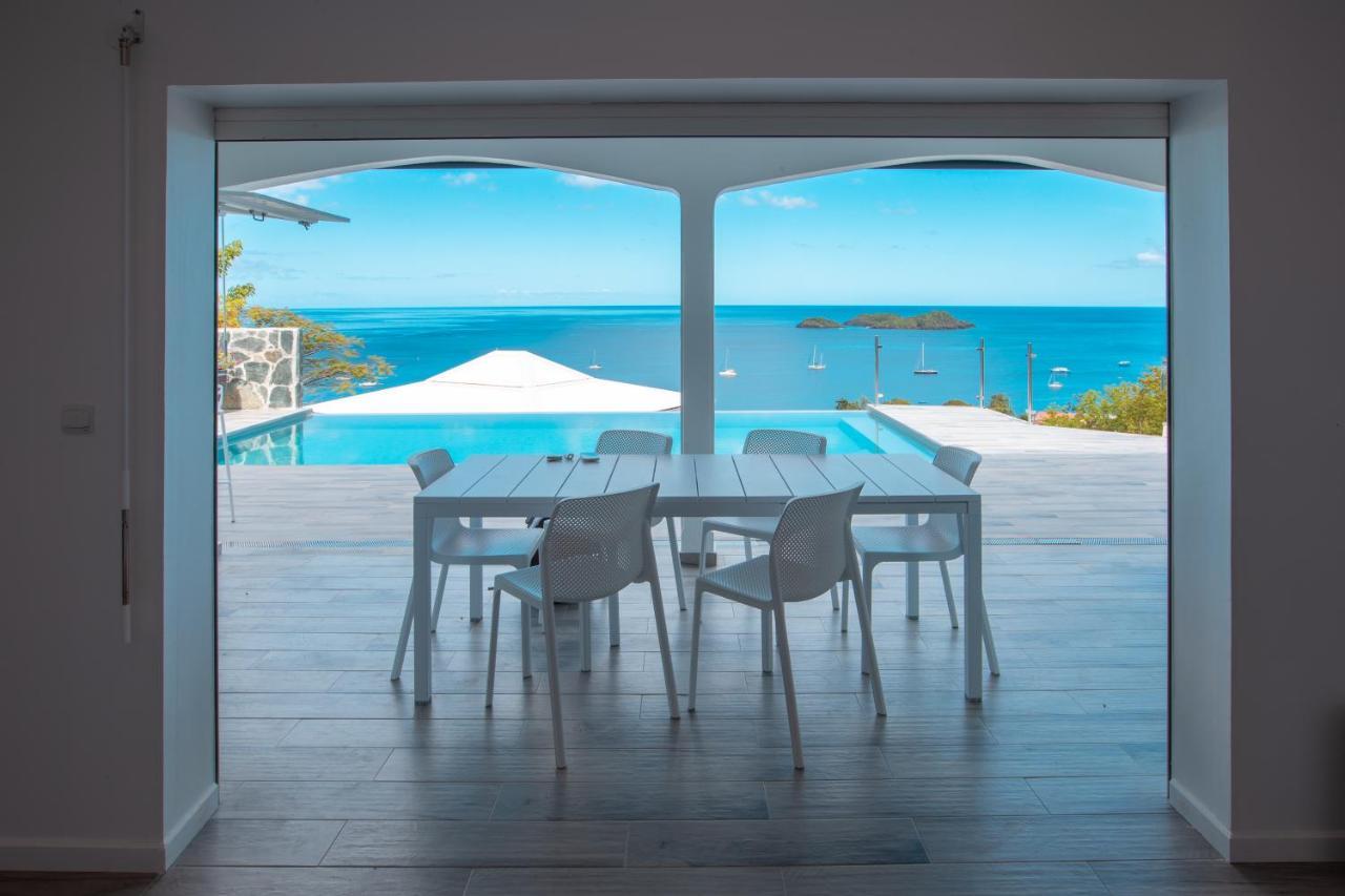 Sunset Palm - Villa Creole Avec Piscine Face Au Coucher De Soleil Et A La Reserve Cousteau Bouillante Luaran gambar