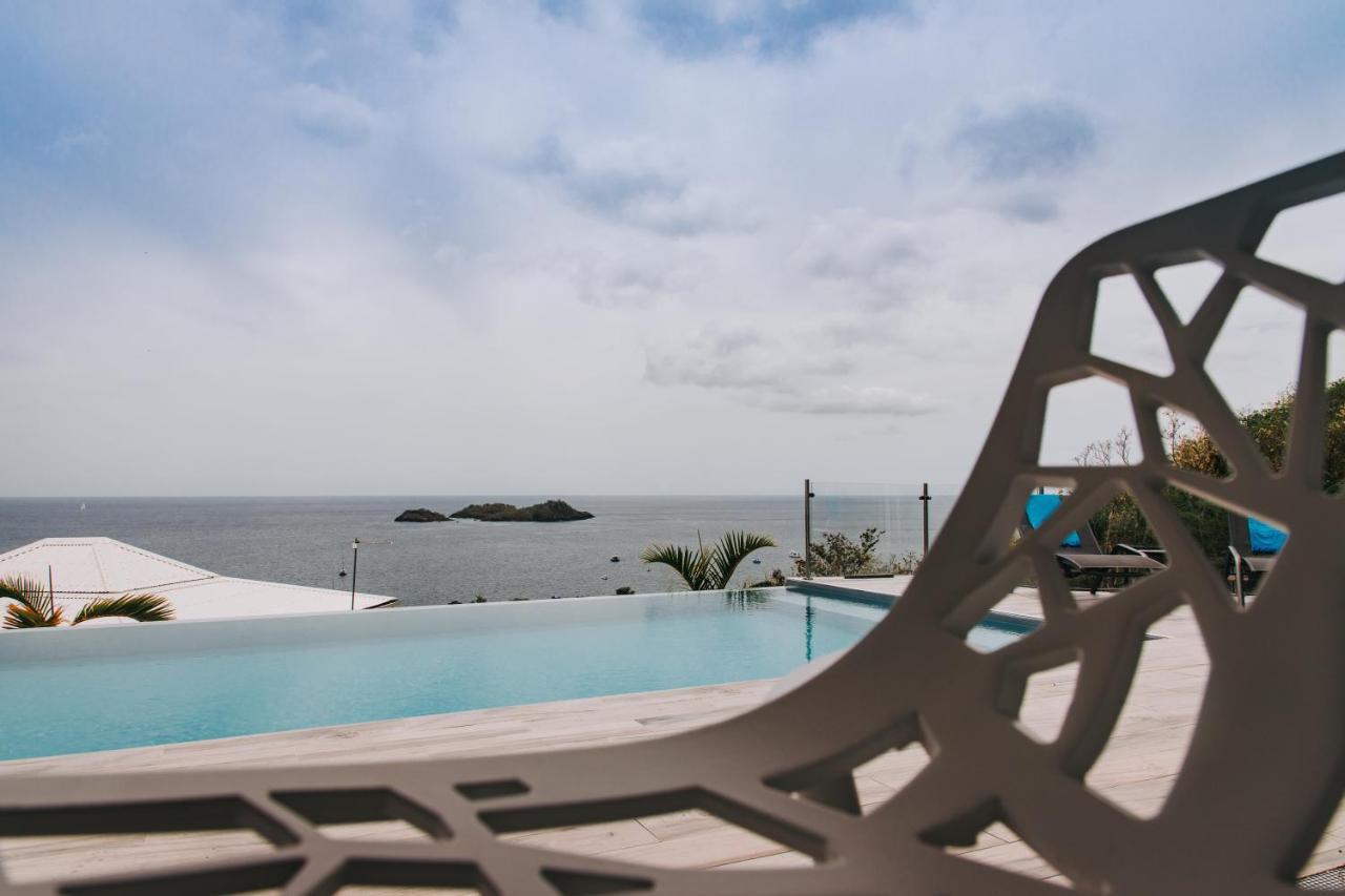 Sunset Palm - Villa Creole Avec Piscine Face Au Coucher De Soleil Et A La Reserve Cousteau Bouillante Luaran gambar