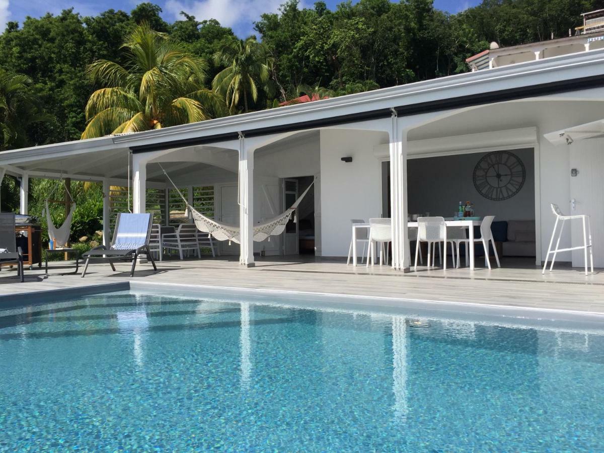 Sunset Palm - Villa Creole Avec Piscine Face Au Coucher De Soleil Et A La Reserve Cousteau Bouillante Luaran gambar
